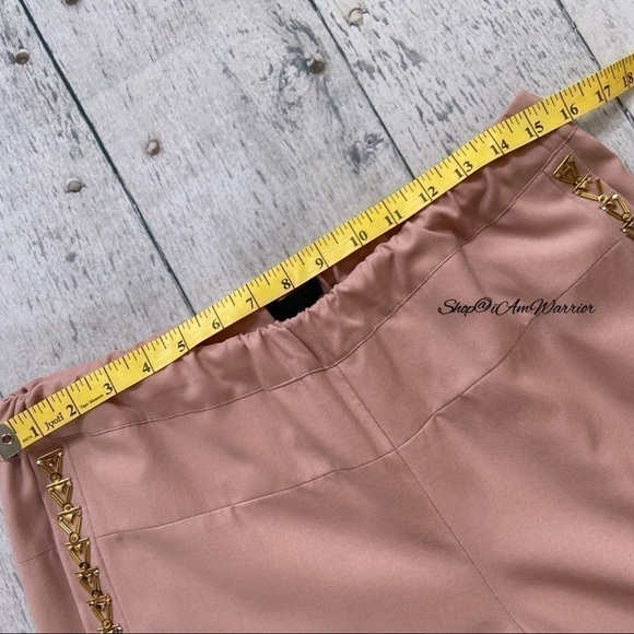 J.Crew Collection blush rose beaded tuxedo stripe pull-on wool pants - Picture 8 of 12